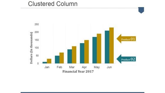 Clustered Column Ppt PowerPoint Presentation File Designs Download