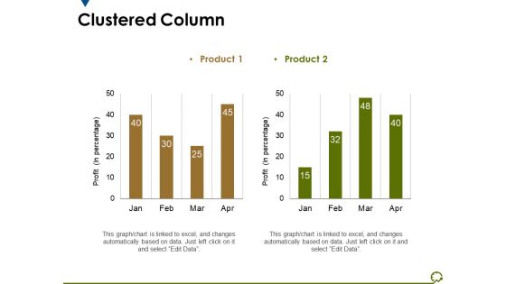 Clustered Column Ppt PowerPoint Presentation File Guidelines