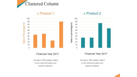 Clustered Column Ppt PowerPoint Presentation Icon Design Inspiration