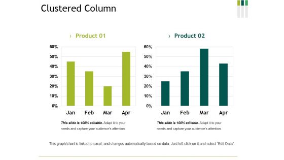 Clustered Column Ppt PowerPoint Presentation Show Clipart Images