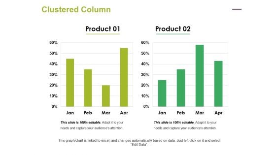 Clustered Column Ppt PowerPoint Presentation Summary Clipart