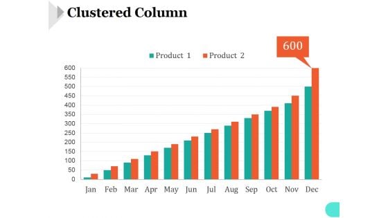 Clustered Column Template 1 Ppt PowerPoint Presentation Inspiration