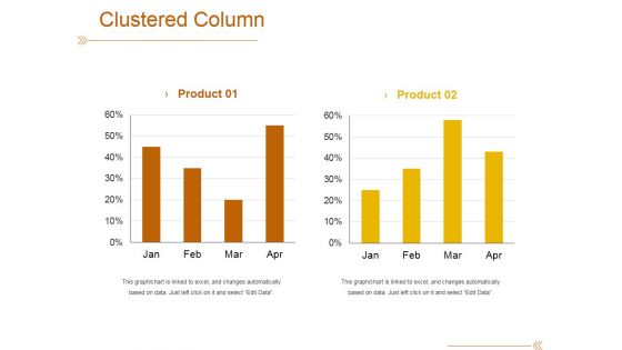 Clustered Column Template 1 Ppt PowerPoint Presentation Outline File Formats