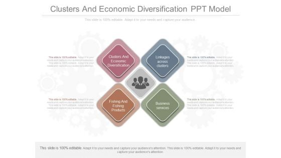 Clusters And Economic Diversification Ppt Model