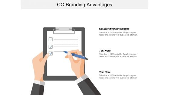 Co Branding Advantages Ppt PowerPoint Presentation Styles Model Cpb