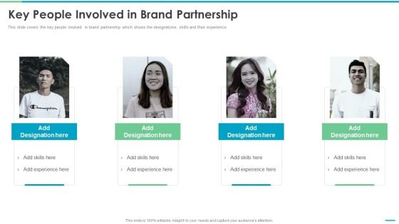 Co Branding Stakeholder Fund Raising Key People Involved In Brand Partnership Slides PDF