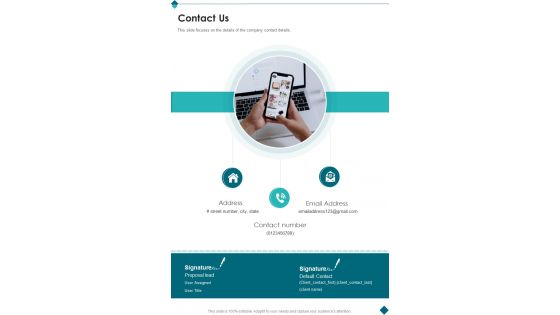 Co Sell Collaboration Proposal Contact Us One Pager Sample Example Document Co Sell Collaboration Proposal Contact Us One Pager Sample Example Document