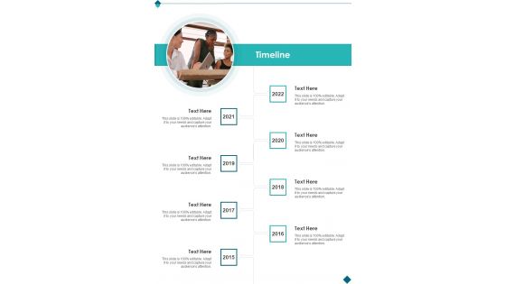 Co Sell Collaboration Proposal Timeline One Pager Sample Example Document