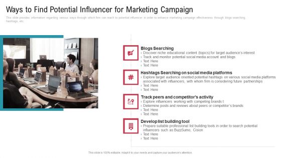 Co Variety Advertisement Ways To Find Potential Influencer For Marketing Campaign Download PDF