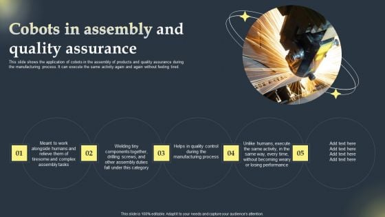 Cobots Global Statistics Cobots In Assembly And Quality Assurance Designs PDF