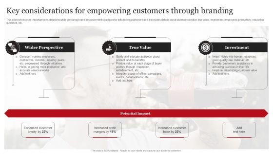 Coca Cola Emotional Marketing Strategy Key Considerations For Empowering Customers Designs PDF