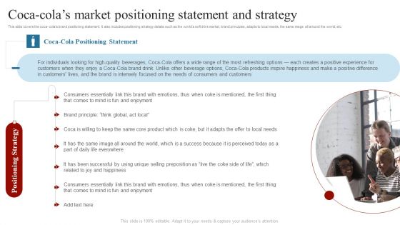 Coca Colas Market Positioning Statement And Strategy Comprehensive Guide On How Pictures PDF