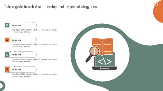 Coders Guide To Web Design Development Project Strategy Icon Slides PDF