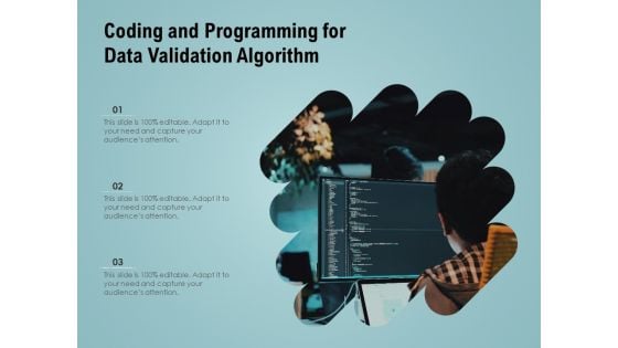 Coding And Programming For Data Validation Algorithm Ppt PowerPoint Presentation Gallery Examples PDF