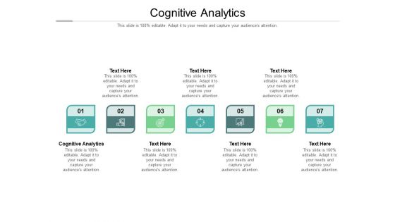 Cognitive Analytics Ppt PowerPoint Presentation Model Master Slide Cpb Pdf