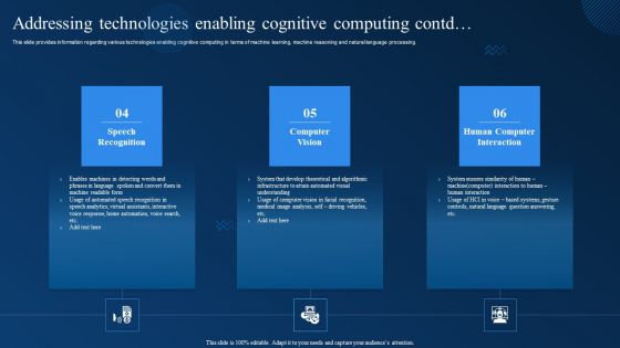 Cognitive Analytics Strategy And Techniques Addressing Technologies Enabling Cognitive Computing Guidelines PDF