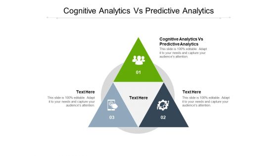 Cognitive Analytics Vs Predictive Analytics Ppt PowerPoint Presentation Inspiration Clipart Images Cpb