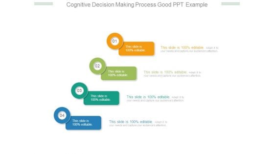 Cognitive Decision Making Process Good Ppt Example