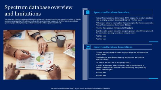 Cognitive Sensor Network Spectrum Database Overview And Limitations Topics PDF