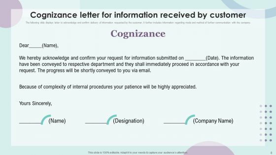 Cognizance Ppt PowerPoint Presentation Complete With Slides