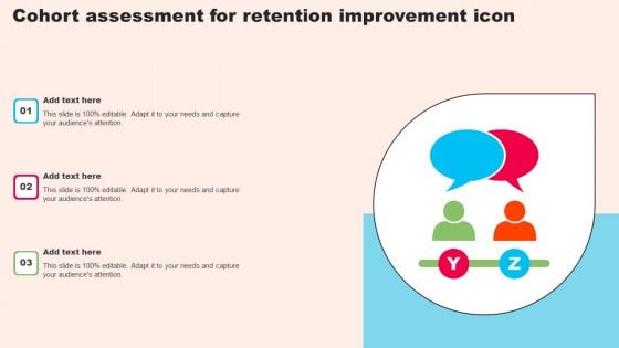 Cohort Assessment For Retention Improvement Icon Inspiration PDF