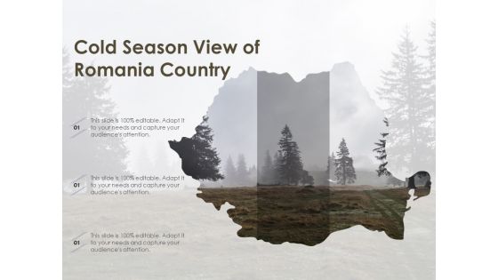 Cold Season View Of Romania Country Ppt PowerPoint Presentation Icon Layouts PDF