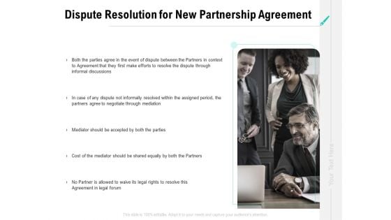 Collaboration Agreement Dispute Resolution For New Partnership Agreement Ppt Professional Templates PDF Collaboration Agreement Dispute Resolution For New Partnership Agreement Ppt Professional Templates PDF