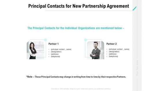 Collaboration Agreement Principal Contacts For New Partnership Agreement Ppt Styles Show PDF Collaboration Agreement Principal Contacts For New Partnership Agreement Ppt Styles Show PDF