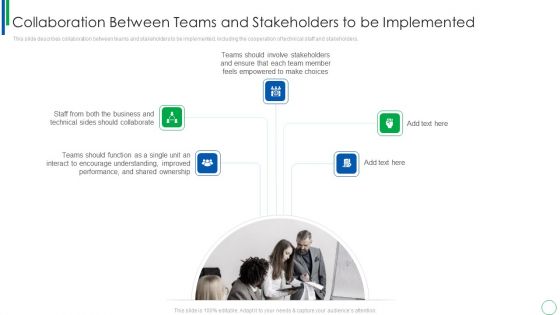Collaboration Between Teams And Stakeholders To Be Implemented Pictures PDF Collaboration Between Teams And Stakeholders To Be Implemented Pictures PDF
