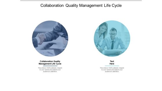 Collaboration Quality Management Life Cycle Ppt PowerPoint Presentation Slides Files Cpb