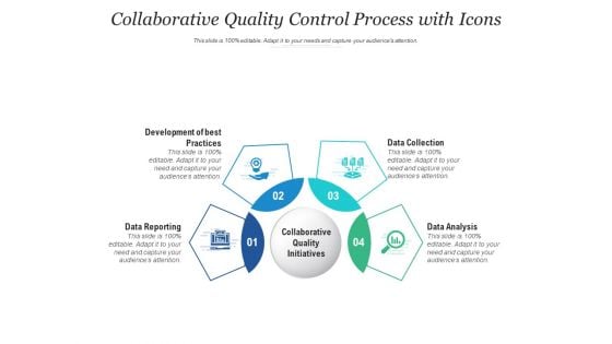 Collaborative Quality Control Process With Icons Ppt PowerPoint Presentation File Maker PDF