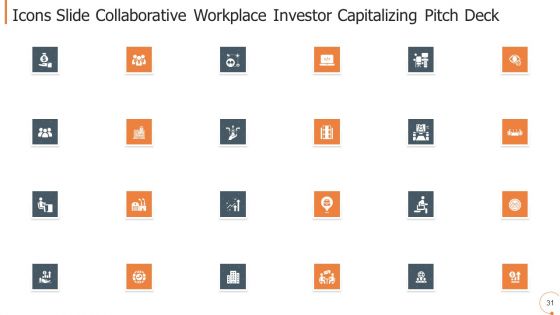 Collaborative Workplace Investor Capitalizing Pitch Deck Ppt PowerPoint Presentation Complete With Slides