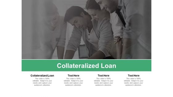 Collateralized Loan Ppt PowerPoint Presentation Model Gallery Cpb Pdf