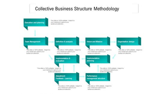 Collective Business Structure Methodology Ppt PowerPoint Presentation Gallery Ideas PDF