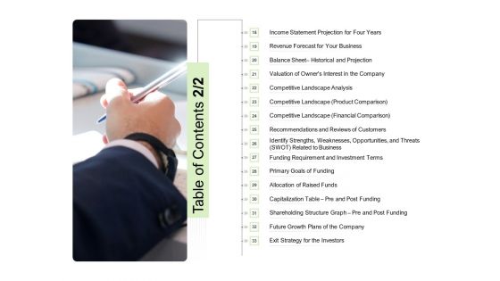 Collective Equity Funding Pitch Deck Table Of Contents Balance Sheet Inspiration PDF Collective Equity Funding Pitch Deck Table Of Contents Balance Sheet Inspiration PDF