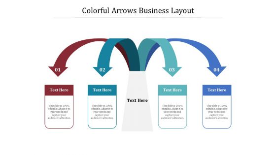 Colorful Arrows Business Layout Ppt PowerPoint Presentation Gallery Structure PDF