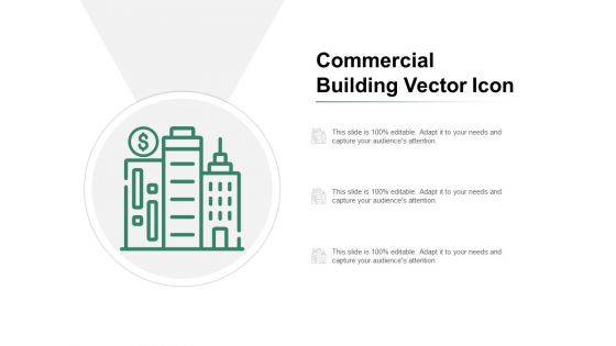 Commercial Building Vector Icon Ppt PowerPoint Presentation Ideas Files