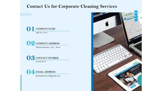 Commercial Cleaning Services Contact Us For Corporate Cleaning Services Sample PDF