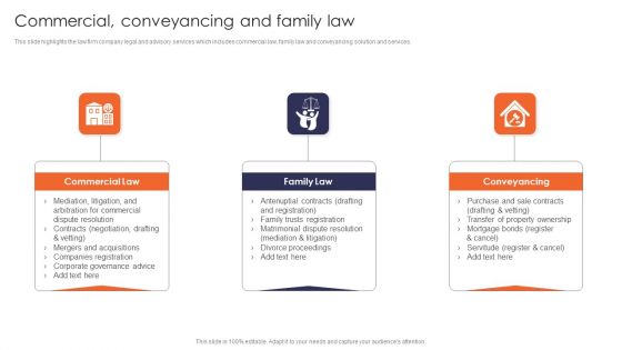 Commercial Conveyancing And Family Law Multinational Legal Firm Company Profile Professional PDF