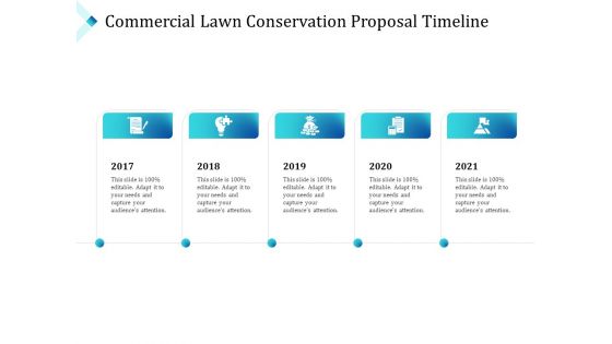 Commercial Lawn Conservation Proposal Timeline Ppt Styles Format PDF