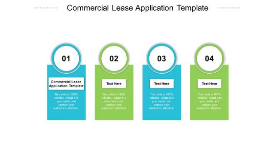 Commercial Lease Application Template Ppt PowerPoint Presentation Portfolio Icons Cpb Pdf