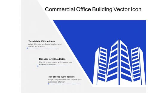 Commercial Office Building Vector Icon Ppt PowerPoint Presentation Infographic Template Maker PDF