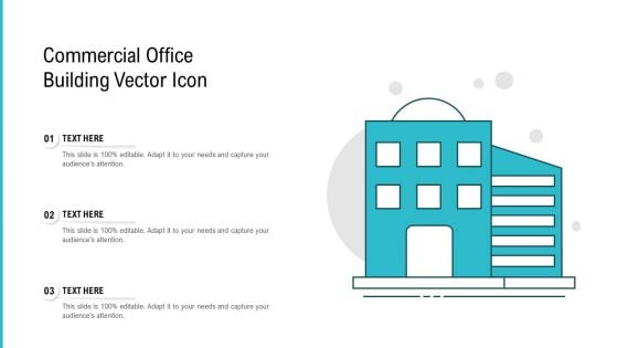 Commercial Office Building Vector Icon Ppt Show Graphics Template PDF