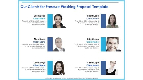 Commercial Pressure Washing Contract Template Our Clients For Pressure Washing Proposal Template Microsoft PDF