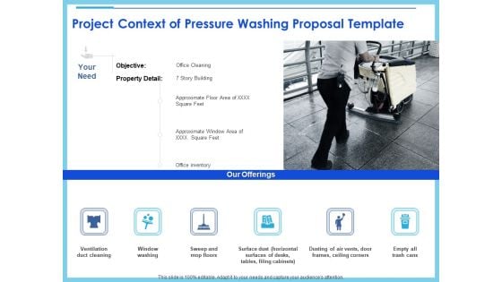 Commercial Pressure Washing Contract Template Project Context Of Pressure Washing Proposal Template Mockup PDF