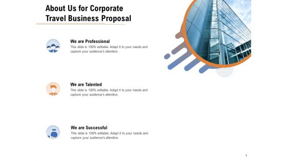 Commercial Travel And Leisure Commerce About Us For Corporate Travel Business Proposal Introduction PDF Commercial Travel And Leisure Commerce About Us For Corporate Travel Business Proposal Introduction PDF