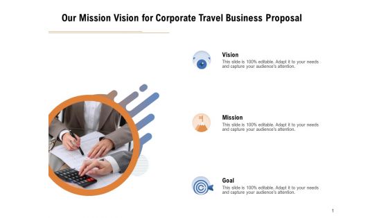 Commercial Travel And Leisure Commerce Our Mission Vision For Corporate Travel Business Proposal Inspiration PDF Commercial Travel And Leisure Commerce Our Mission Vision For Corporate Travel Business Proposal Inspiration PDF