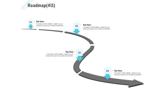 Commission Based Marketing Roadmap Four Stage Process Ppt Layouts Example Introduction PDF