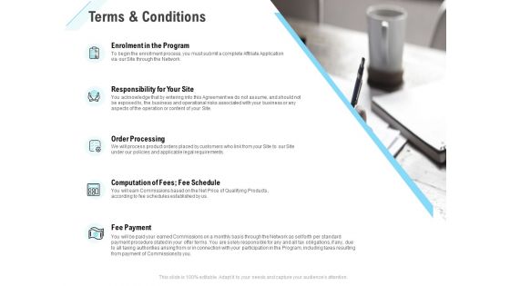 Commission Based Marketing Terms And Conditions Ppt Styles Guidelines PDF