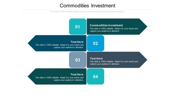Commodities Investment Ppt PowerPoint Presentation File Introduction Cpb Pdf